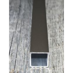 Barreaux en aluminium carré brun (Boite de 10 et à l'unité)