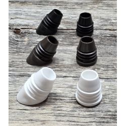 Petits connecteurs ronds en 3 couleurs (pq. de 20 avec vis ou à l'unité)