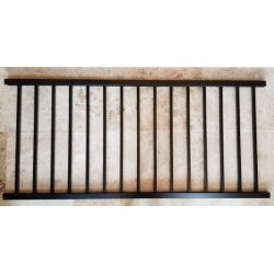 Rampes universelles avec barreaux carrés 100 % en aluminium