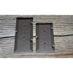 Support de lisse brun (3 1/2 ou 4 1/4 pouces - pq. de 2 ou 4 avec vis de la même couleur)