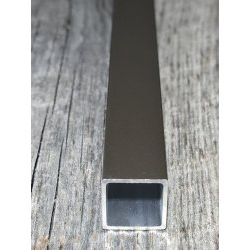 Barreaux en aluminium carré brun (Boite de 10 et à l'unité)