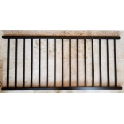 Rampes universelles avec barreaux carrés 100 % en aluminium