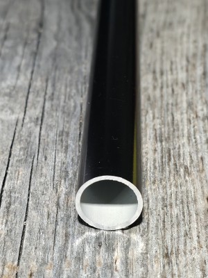 Barreaux en aluminium rond noir (Boite de 10 et à l'unité)