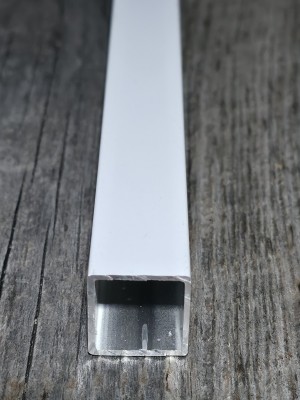 Barreaux en aluminium carré blanc (Boite de 10 et à l'unité)